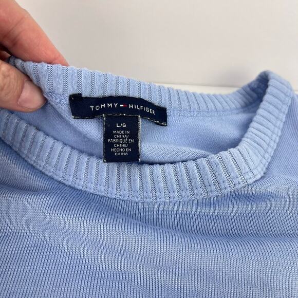 Tommy Hilfiger L 2PC Women's Ribbed Long Sleeves Modest PJ Loungewear Jogger SET - Picture 8 of 15